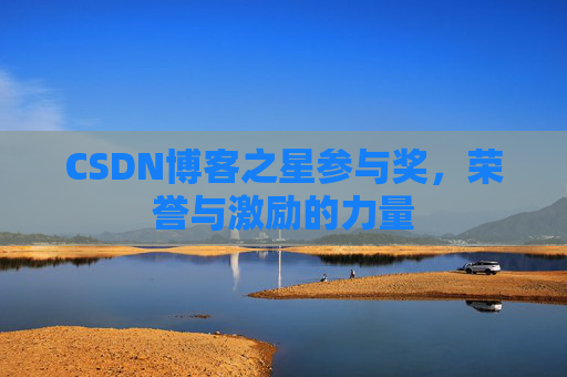 CSDN博客之星参与奖，荣誉与激励的力量