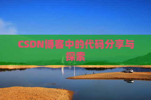 CSDN博客中的代码分享与探索